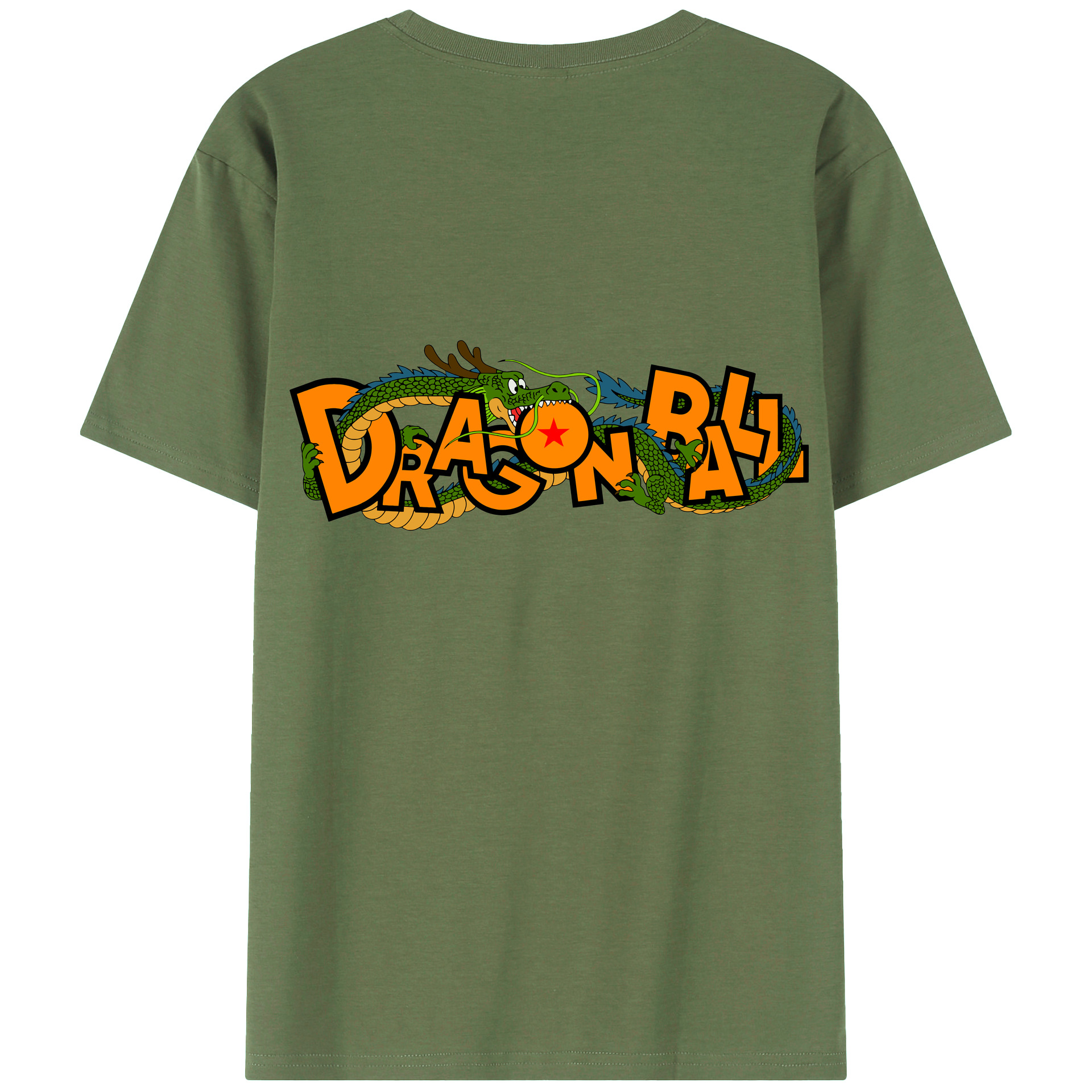 （画像用） ドラゴンボール DRAGON BALL 綿100％ メンズ半袖Tシャツ（バックプリント） 通気性
